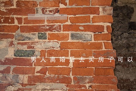 男人离婚后去买房子可以带款吗 男人离婚后去买房子可以带款吗