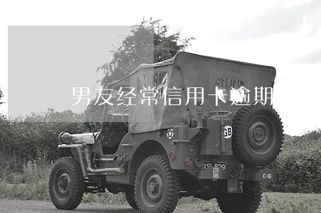 男友经常信用卡逾期