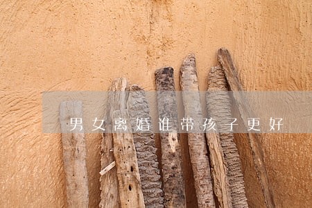 男女离婚谁带孩子更好 男女离婚谁带孩子更好