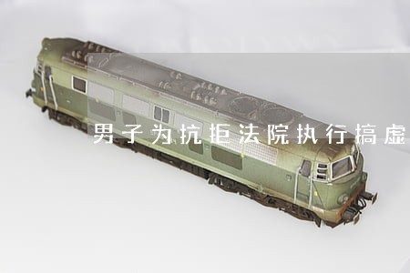 男子为抗拒法院执行搞虚假诉讼 男子为抗拒法院执行搞虚假诉讼