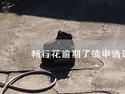 畅行花逾期了能申请延期还款吗 畅行花逾期了能申请延期还款吗