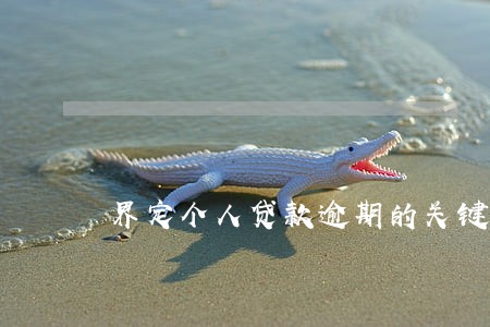 界定个人贷款逾期的关键