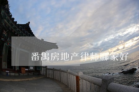 番禺房地产律师哪家好