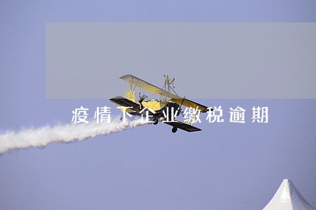 疫情下企业缴税逾期 疫情下企业缴税逾期