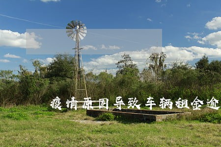 疫情原因导致车辆租金逾期 疫情原因导致车辆租金逾期