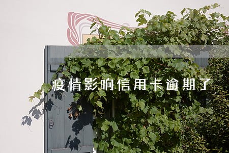 疫情影响信用卡逾期了 疫情影响信用卡逾期了