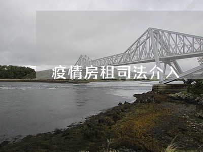 疫情房租司法介入 疫情房租司法介入