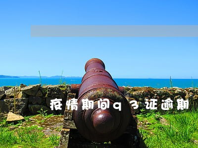 疫情期间q3证逾期 疫情期间q3证逾期