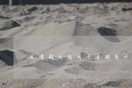 疫情期间信用卡逾期有什么政策 疫情期间信用卡逾期有什么政策