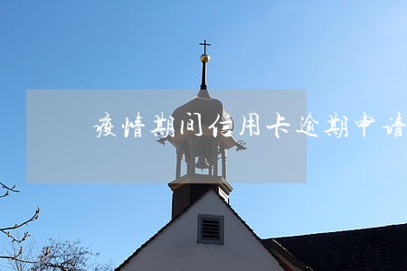 疫情期间信用卡逾期申请表格 疫情期间信用卡逾期申请表格