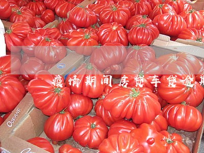 疫情期间房贷车贷逾期4个月 疫情期间房贷车贷逾期4个月