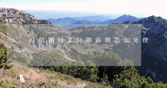 疫情期间来分期逾期怎么处理 疫情期间来分期逾期怎么处理