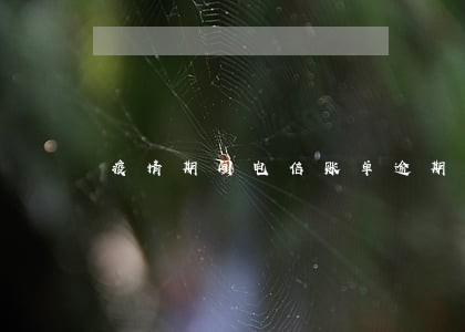 疫情期间电信账单逾期 疫情期间电信账单逾期
