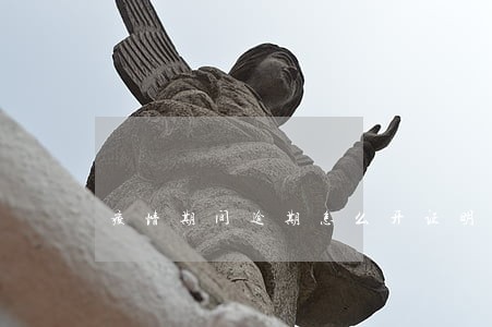 疫情期间逾期怎么开证明 疫情期间逾期怎么开证明