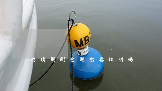疫情期间逾期需要证明吗 疫情期间逾期需要证明吗