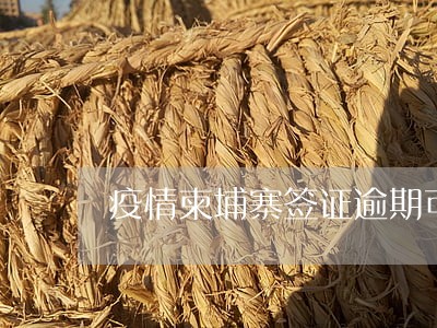疫情柬埔寨签证逾期可以回国吗 疫情柬埔寨签证逾期可以回国吗