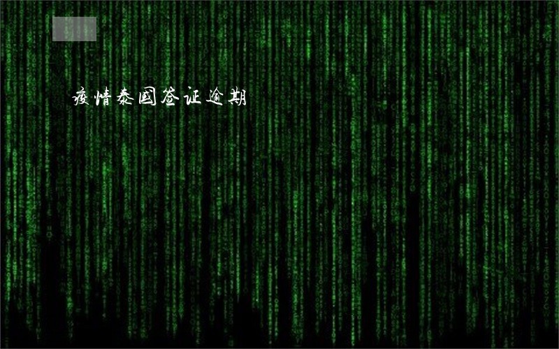 疫情泰国签证逾期