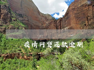 疫情网贷还款逾期 疫情网贷还款逾期