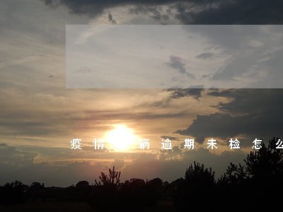 疫情车辆逾期未检怎么处理 疫情车辆逾期未检怎么处理