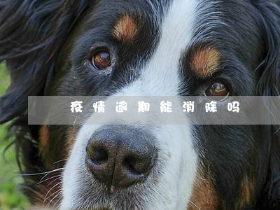 疫情逾期能消除吗 疫情逾期能消除吗