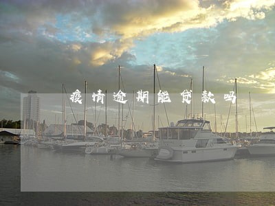 疫情逾期能贷款吗 疫情逾期能贷款吗