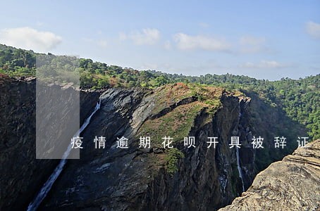 疫情逾期花呗开具被辞证明 疫情逾期花呗开具被辞证明
