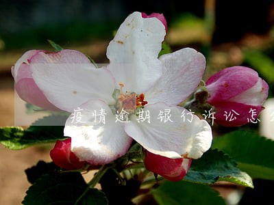 疫情逾期银行诉讼怎么办 疫情逾期银行诉讼怎么办