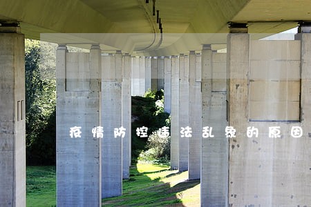疫情防控违法乱象的原因 疫情防控违法乱象的原因