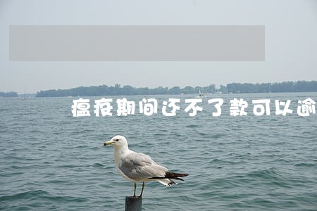 瘟疫期间还不了款可以逾期吗 瘟疫期间还不了款可以逾期吗