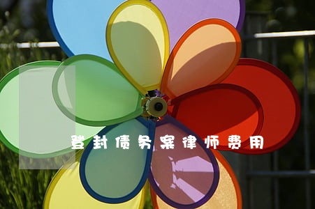 登封债务案律师费用 登封债务案律师费用