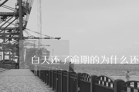 白天还了逾期的为什么还打电话 白天还了逾期的为什么还打电话