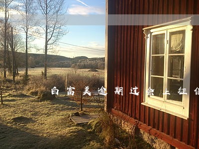 白富美逾期过会上征信吗 白富美逾期过会上征信吗
