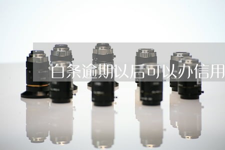 白条逾期以后可以办信用卡吗 白条逾期以后可以办信用卡吗