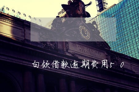 白领借款逾期费用50 白领借款逾期费用50
