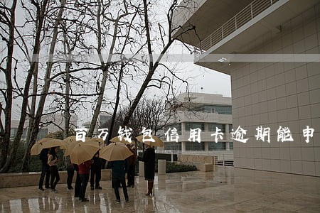 百万钱包信用卡逾期能申请吗