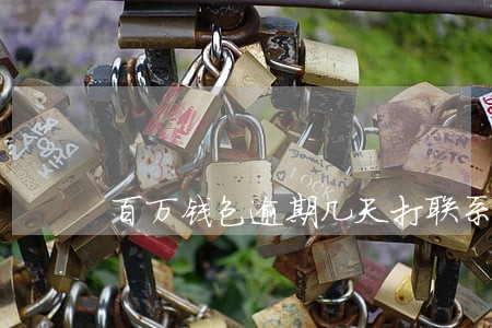 百万钱包逾期几天打联系人 百万钱包逾期几天打联系人