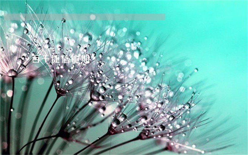 百千捷信逾期 百千捷信逾期