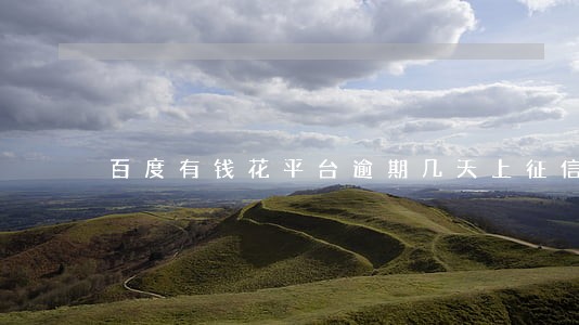 百度有钱花平台逾期几天上征信 百度有钱花平台逾期几天上征信