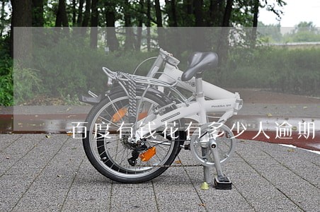 百度有钱花有多少人逾期 百度有钱花有多少人逾期
