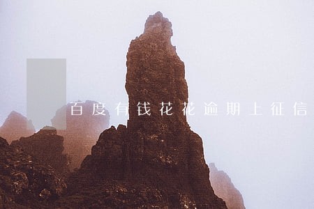 百度有钱花花逾期上征信吗 百度有钱花花逾期上征信吗