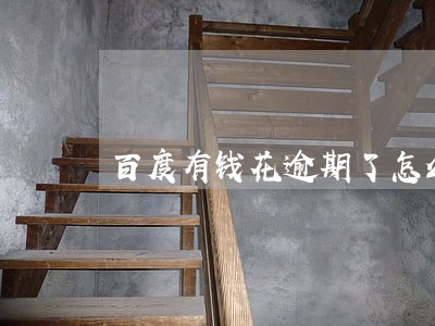 百度有钱花逾期了怎么找回来