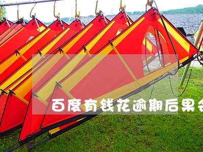 百度有钱花逾期后果会怎么样 百度有钱花逾期后果会怎么样