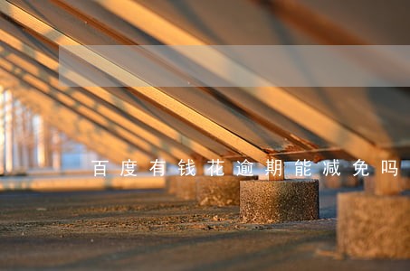 百度有钱花逾期能减免吗 百度有钱花逾期能减免吗