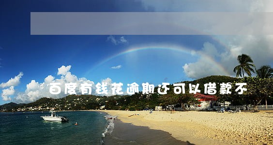 百度有钱花逾期还可以借款不