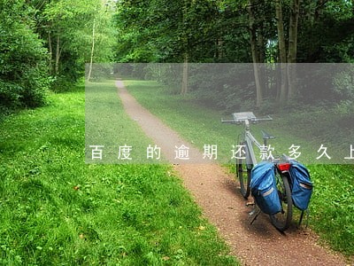 百度的逾期还款多久上征信 百度的逾期还款多久上征信
