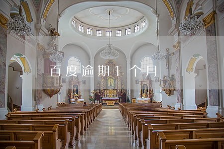 百度逾期1个月 百度逾期1个月