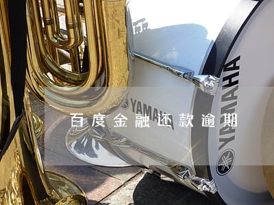 百度金融还款逾期 百度金融还款逾期