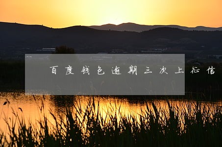 百度钱包逾期三次上征信吗