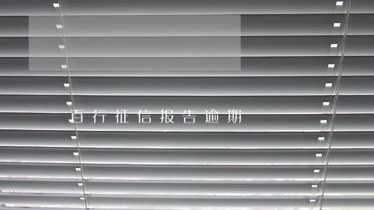 百行征信报告逾期 百行征信报告逾期