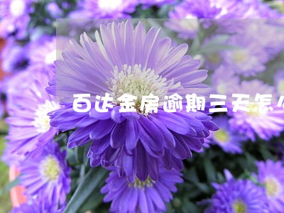 百达金房逾期三天怎么赔偿 百达金房逾期三天怎么赔偿